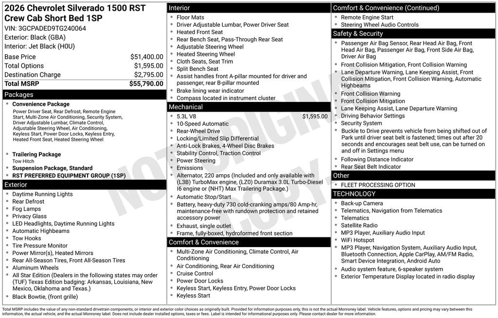 chevrolet silverado 1500 2026 3GCPADED9TG240064 image chevrolet silverado 1500 2026 3GCPADED9TG240064 image